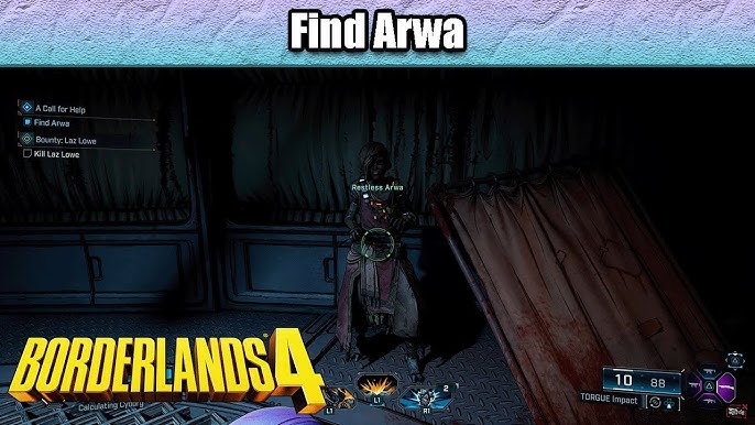 Finding Arwa location in Stoneblood Forest