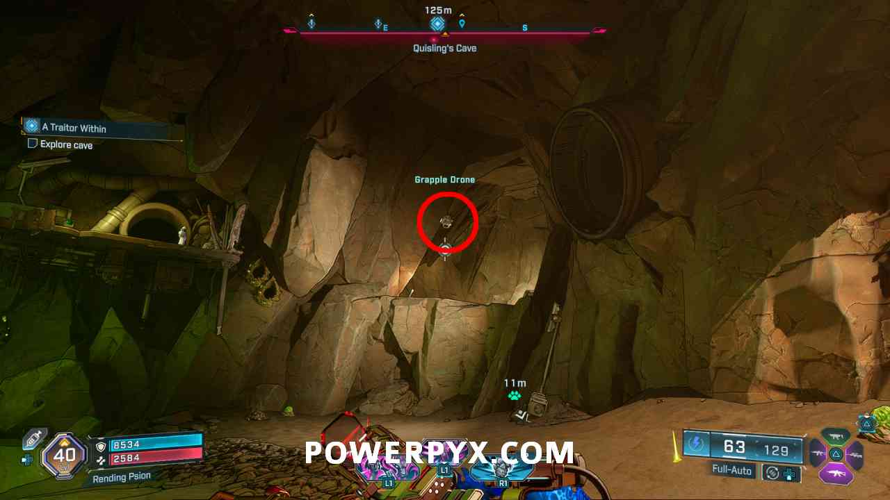 Borderlands 4 Cave Grapple Drone Mechanism