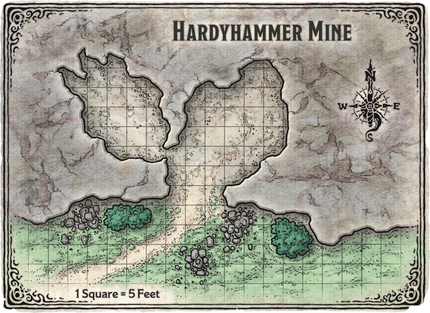 Dust Devil's Den mine entrance