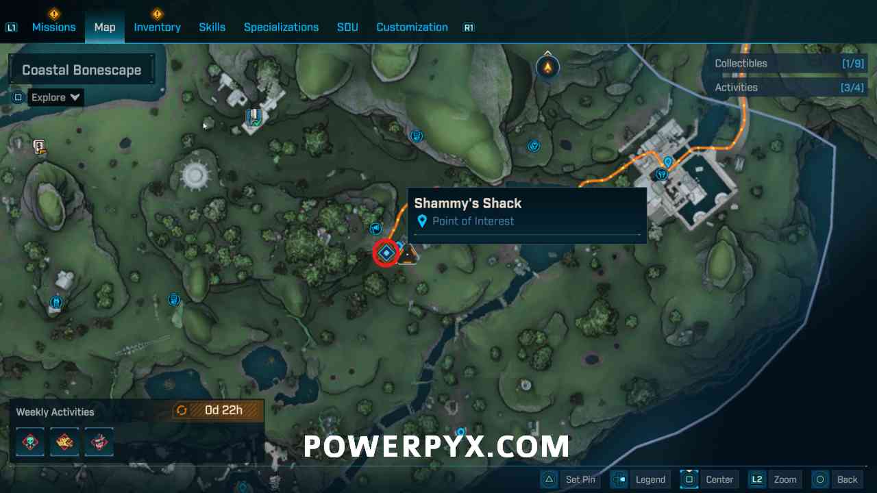 ECHO log location at Shammy's Shack in Borderlands 4