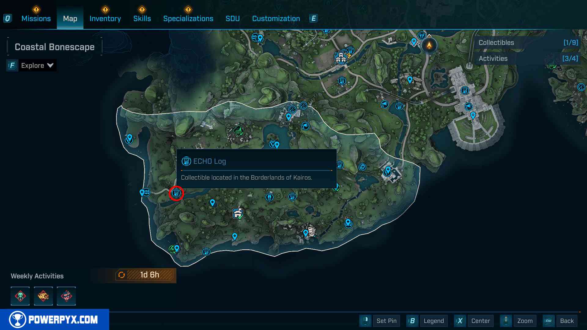 Borderlands 4 ECHO Log Example