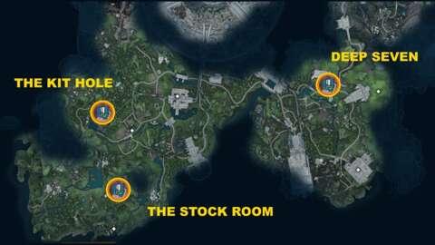 Borderlands 4 world map showing Order Silo locations