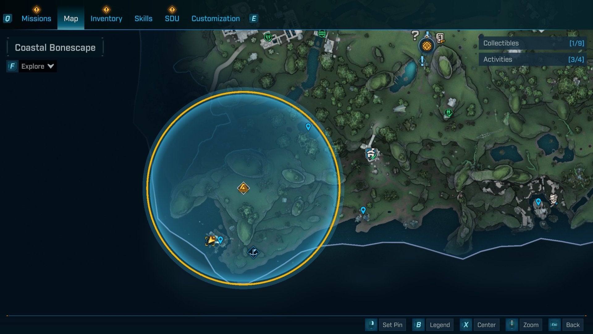 Borderlands 4 Vault Key Fragment collection interface