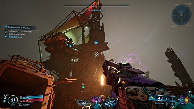 Borderlands 4 Welcome to the Jam tracking board tower location