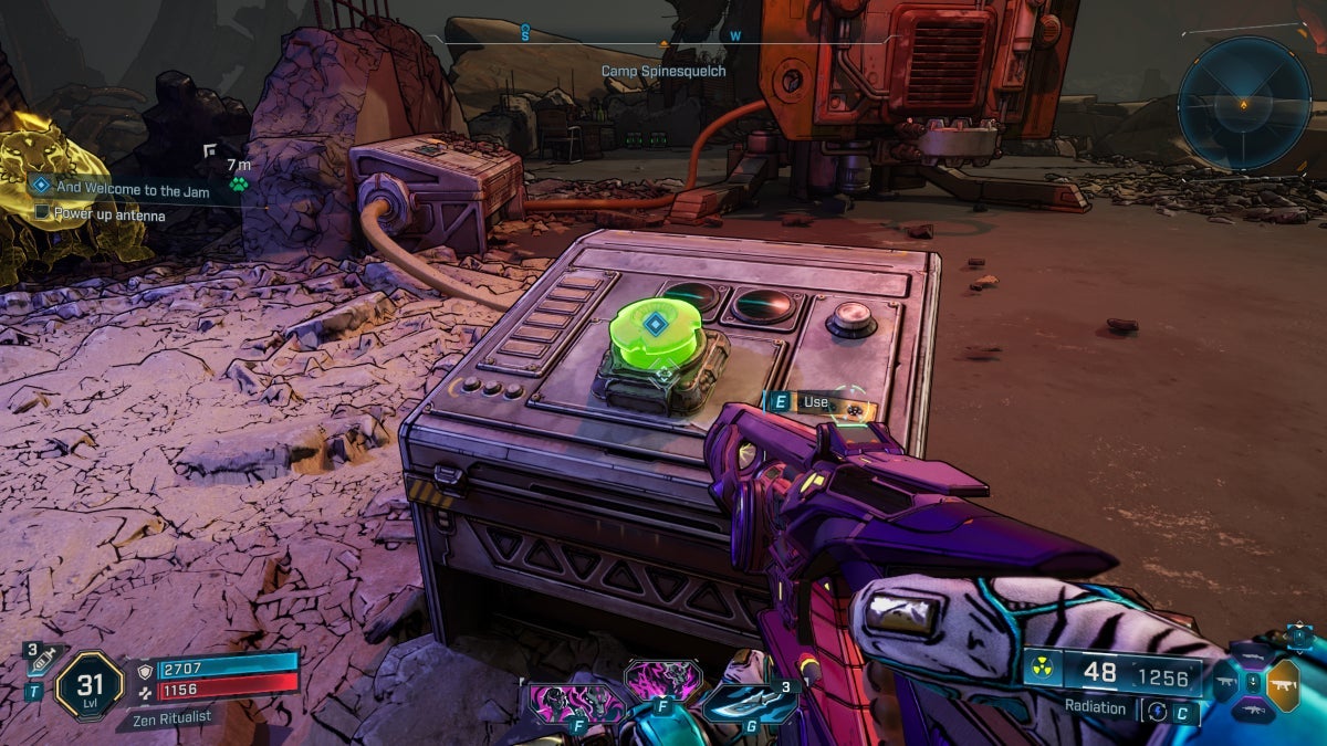 Borderlands 4 Welcome to the Jam power up antenna