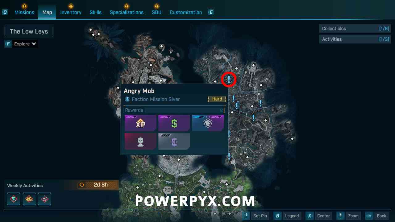 The Boss location in The Pit