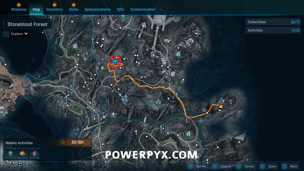 Thirst Scrap location on map