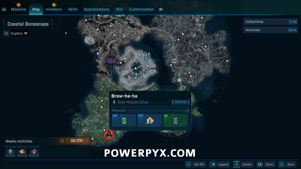 Path to the geyser in Borderlands 4 Brew-ha-ha mission
