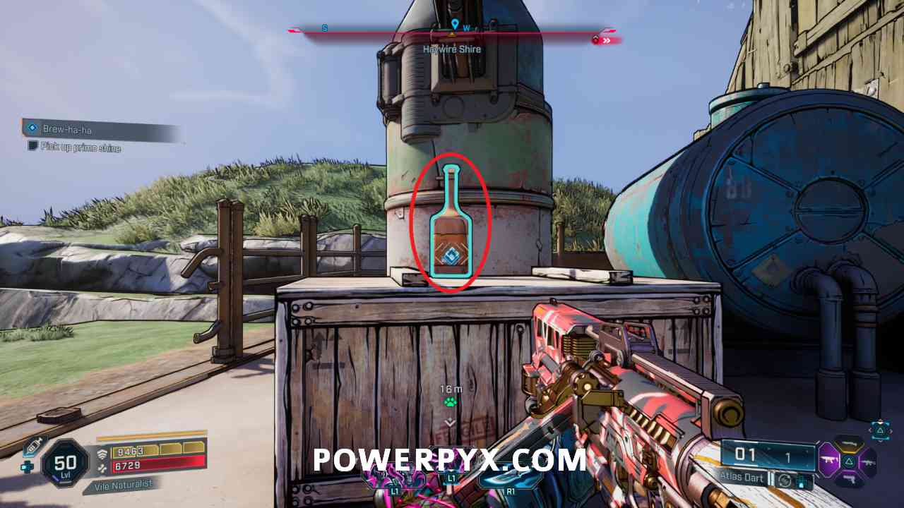 Primo shine container in Borderlands 4