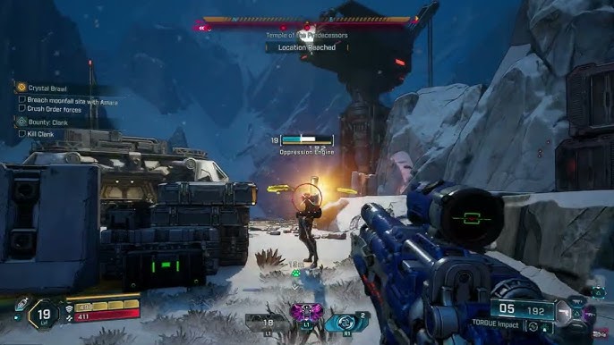 Moonfall site meeting point with Amara in Borderlands 4