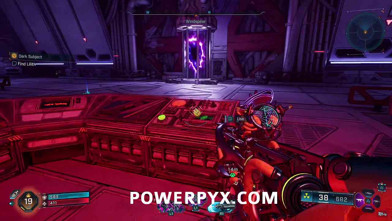 Holo-table in Borderlands 4 Dark Subject mission