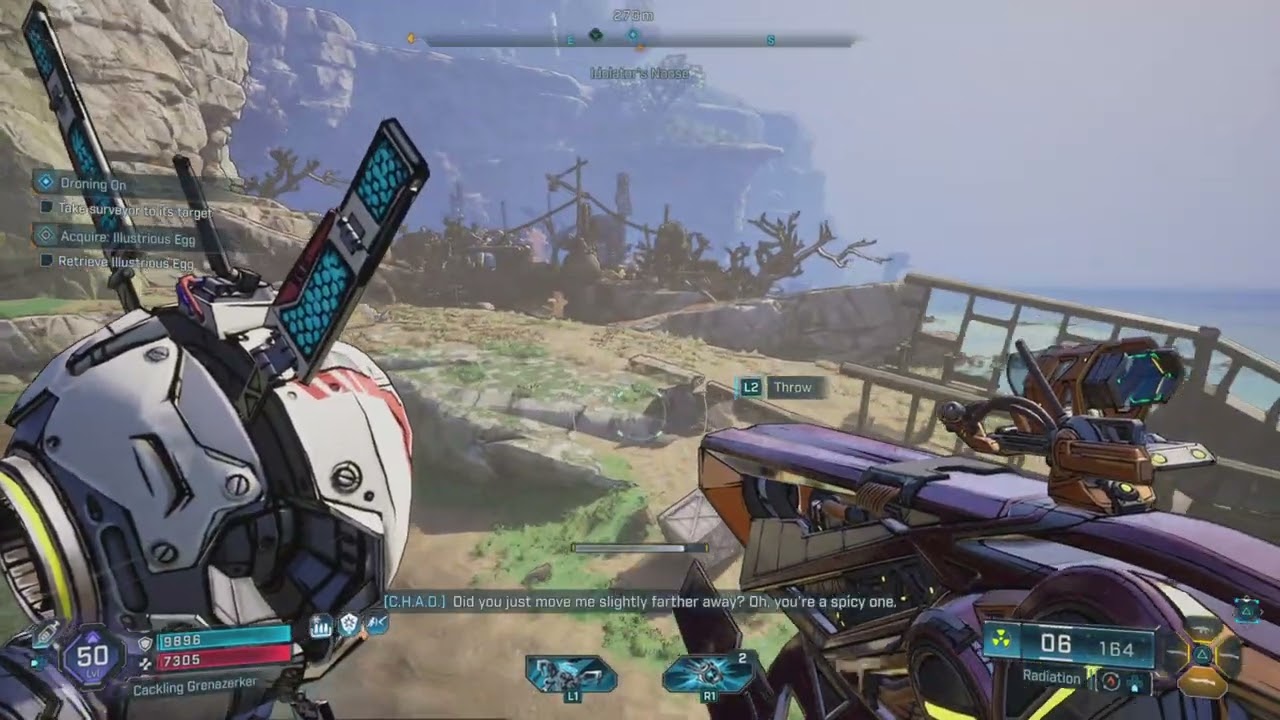 Talking to C.H.A.D. in Borderlands 4 Droning On mission