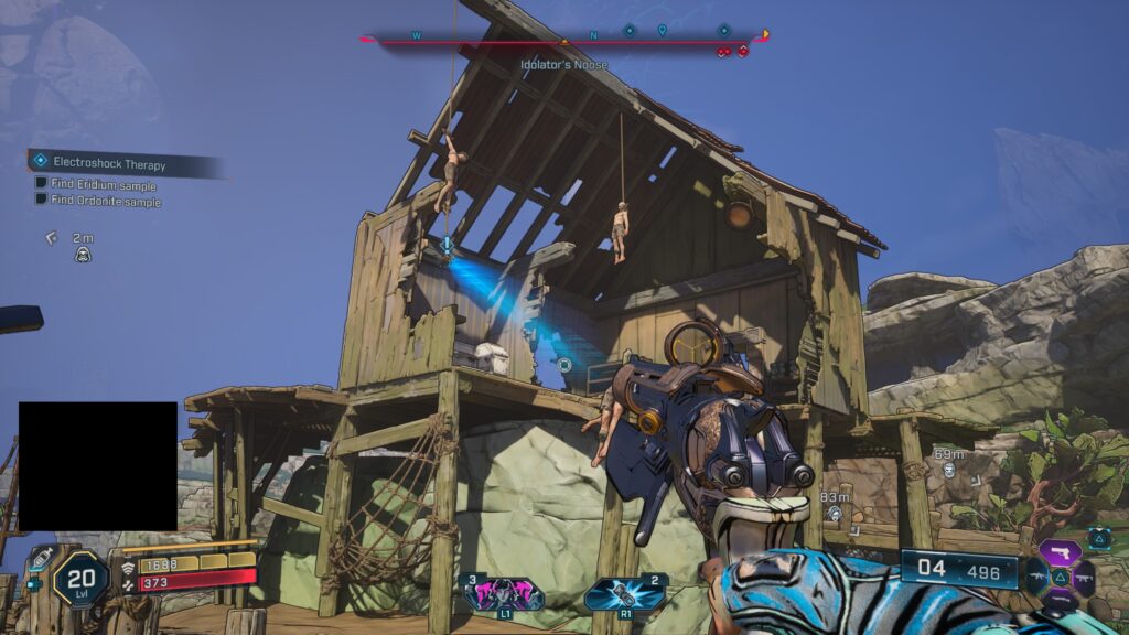Escorting C.H.A.D. to target in Borderlands 4