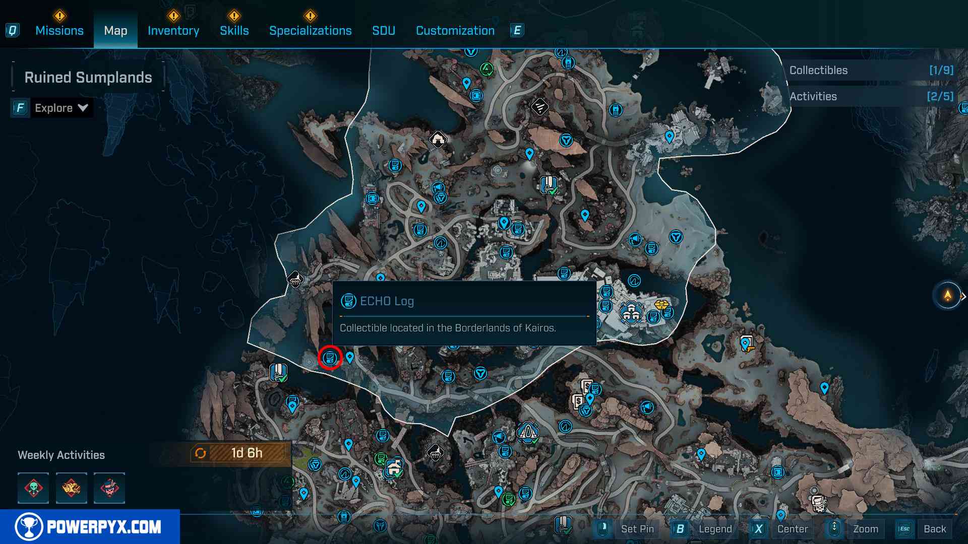 Borderlands 4 Corpse ECHO Log Location in The Low Leys