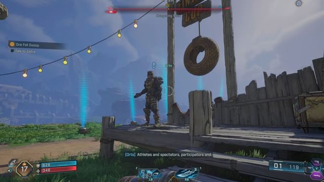 Starting conversation with Orts in Borderlands 4