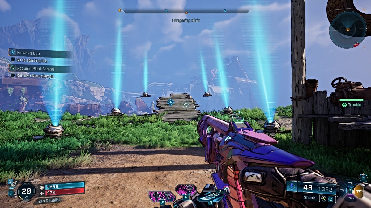 Race starting ramp in Finway's Cup Borderlands 4