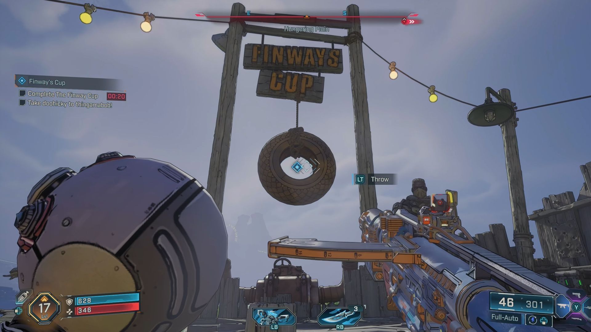 Picking up the doohicky object in Borderlands 4