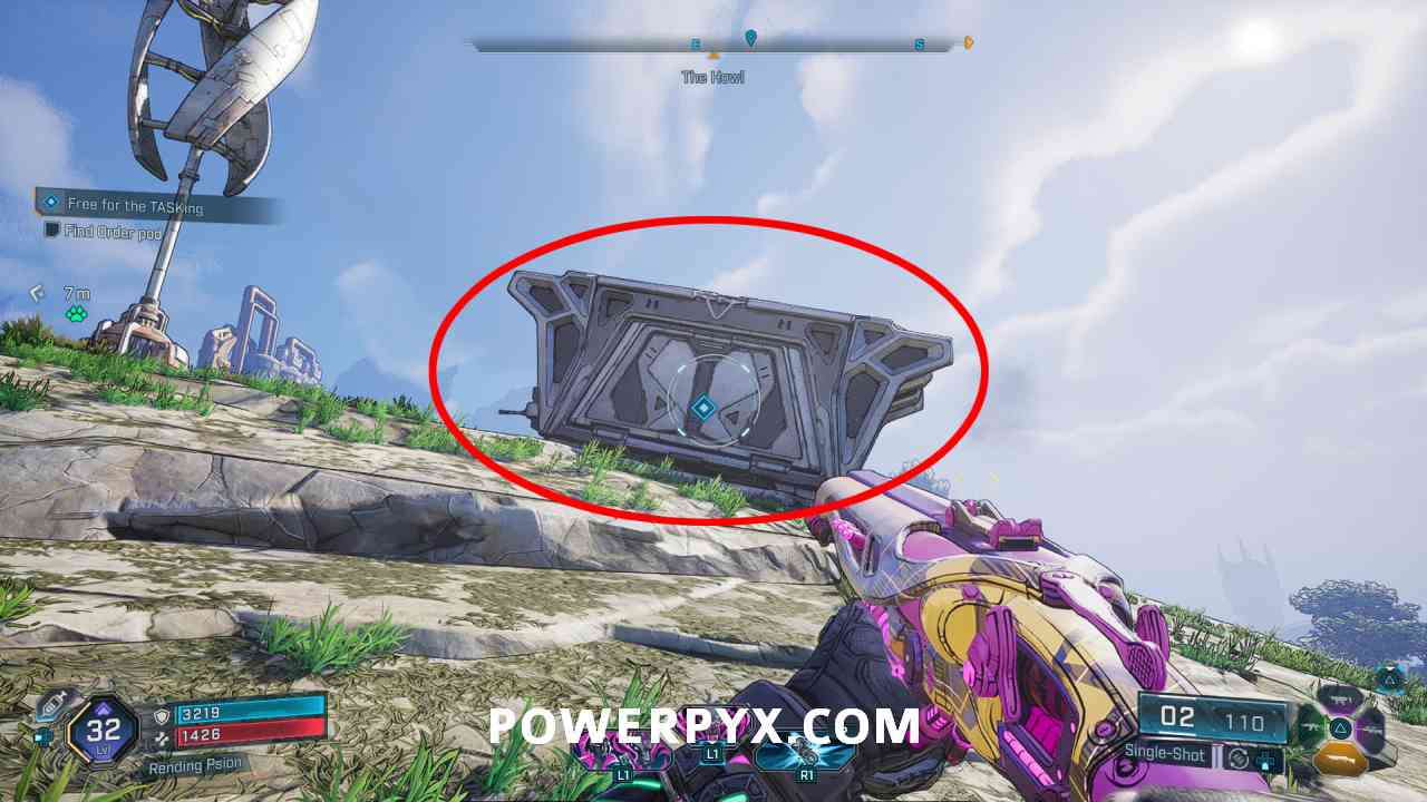 Order pod control panel in Borderlands 4
