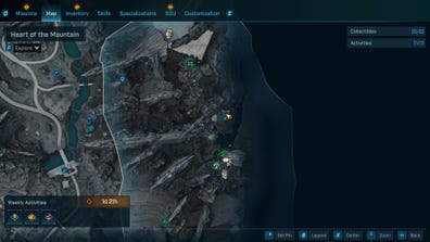 Path to Vault Symbol in Heart of the Mountain