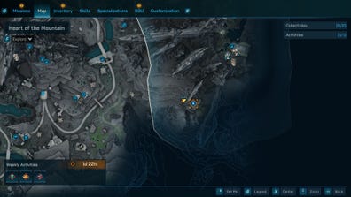 Grappling hook point in cave for The Path Forward ECHO Log