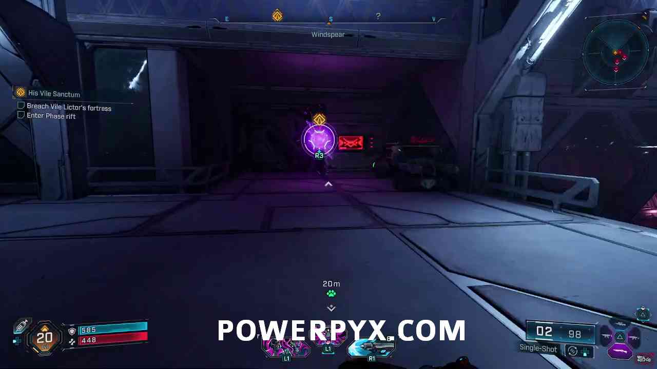 Boss fight with Orbulus in Borderlands 4