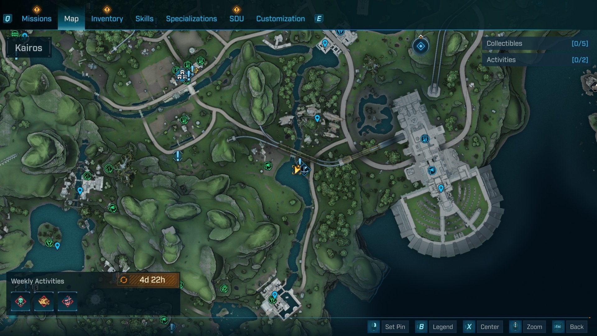 Location of first Echo Log in Hungering Plain