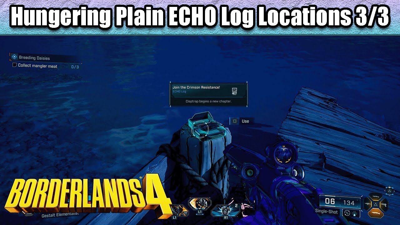 Third hidden Echo Log in canyon area