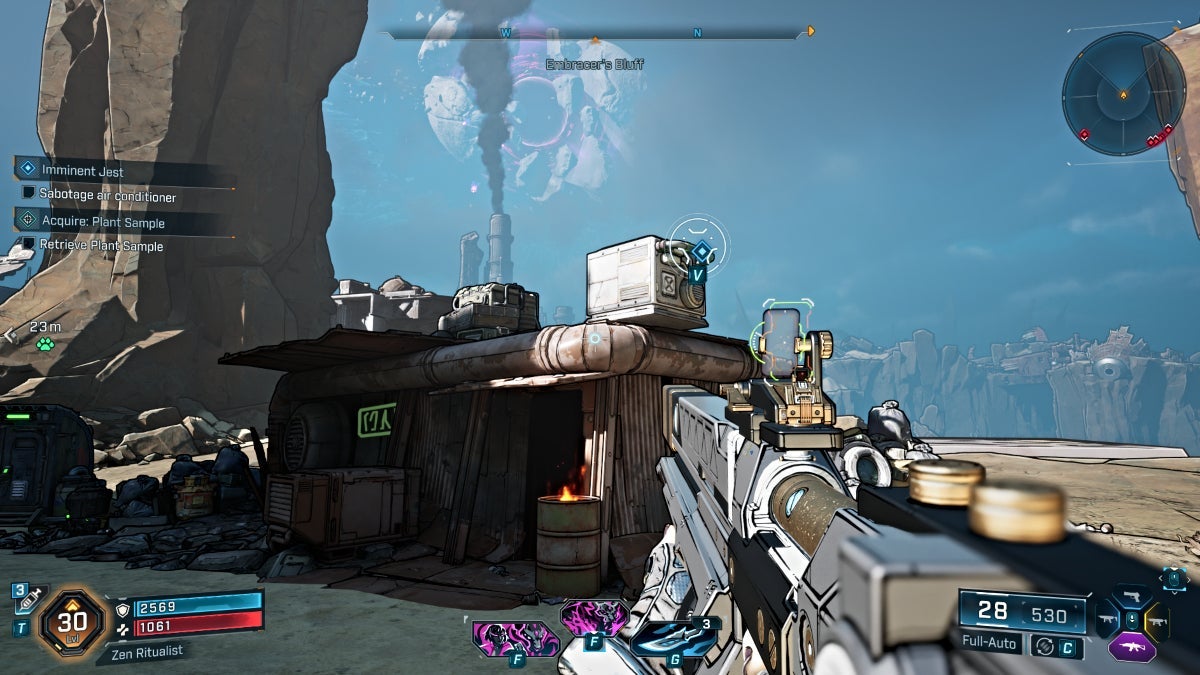 Borderlands 4 Imminent Jest AC unit on roof