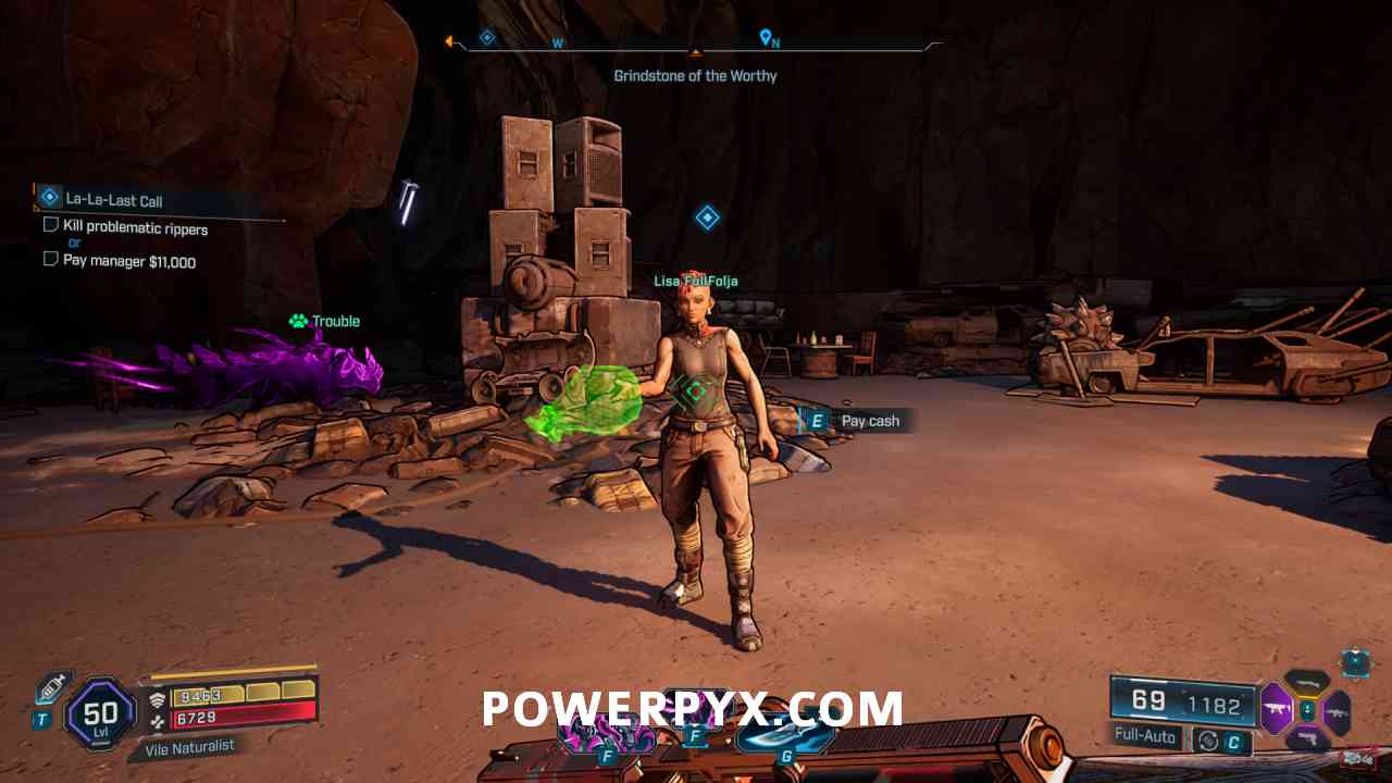 The Pigeonhole area with Rippers in Borderlands 4
