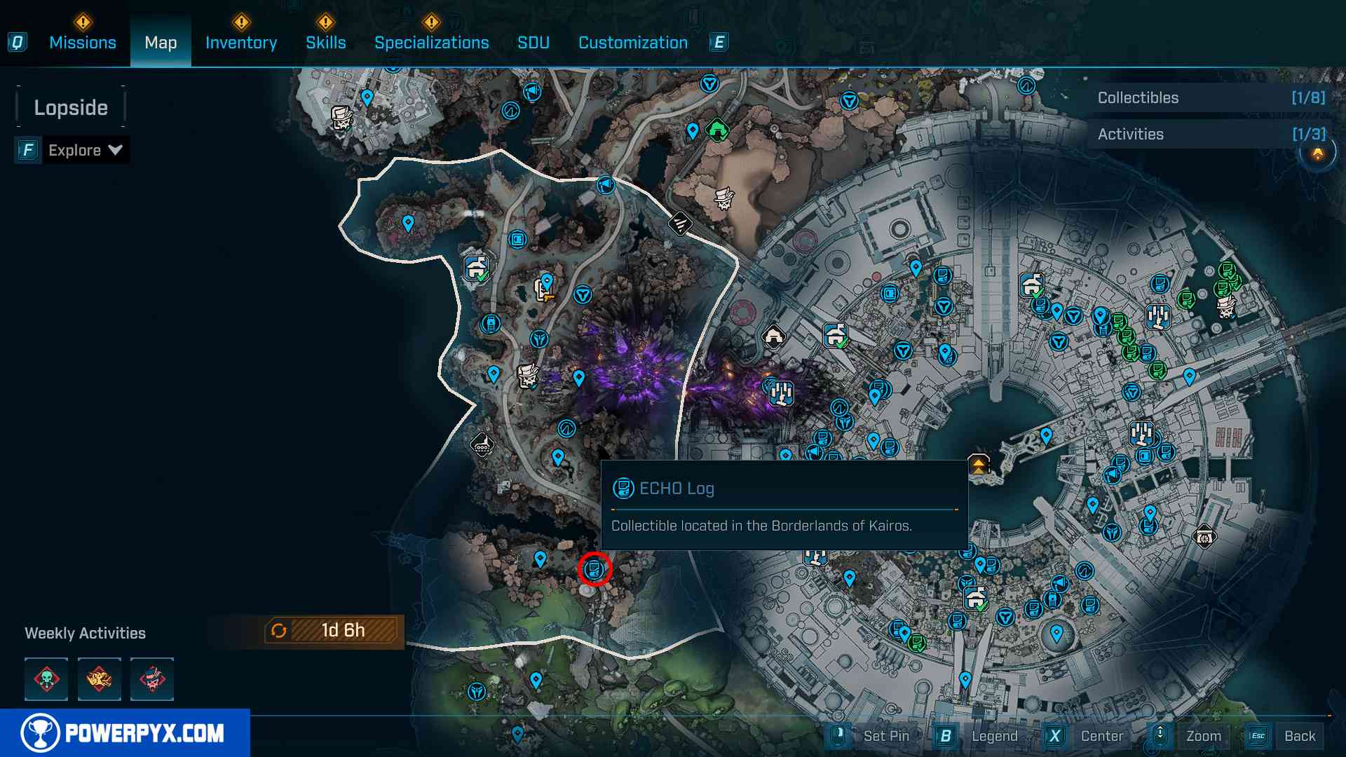 Borderlands 4 Lopside Lost Capsule Location