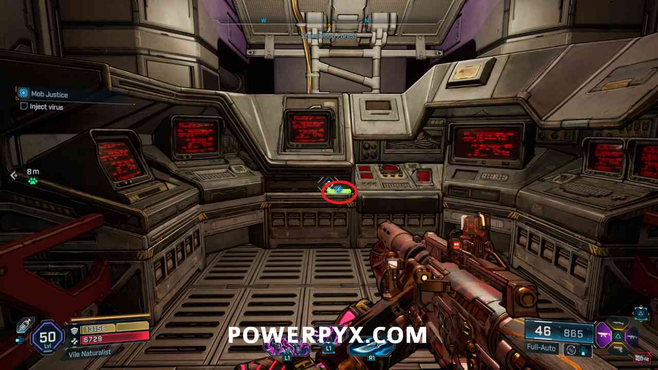 Injecting virus into console in Borderlands 4