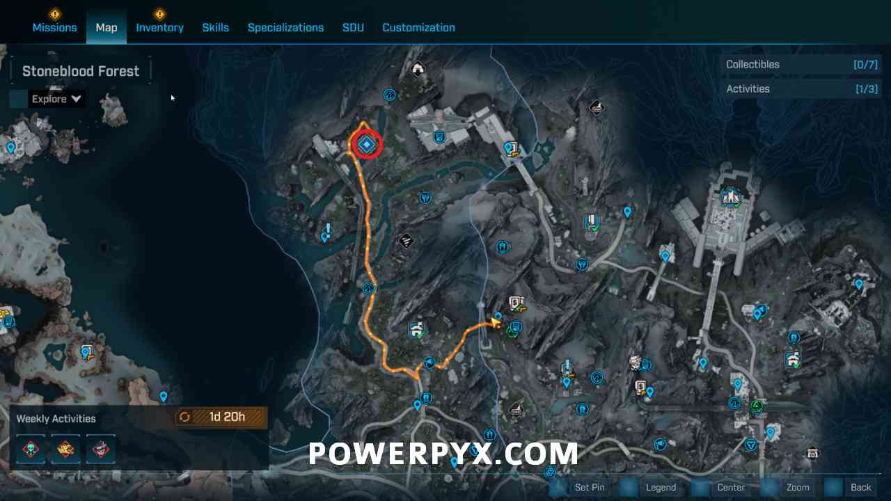Finding Bruce at Stoneblood Forest in Borderlands 4