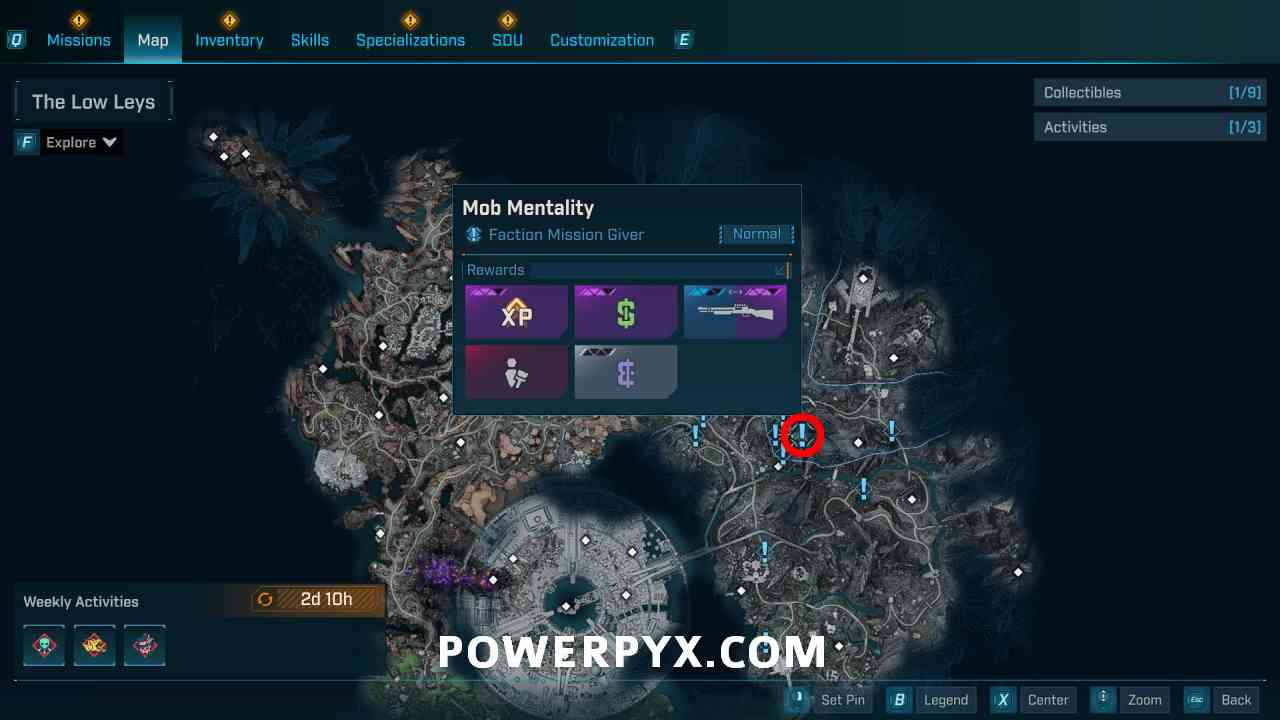 Borderlands 4 The Pit location map