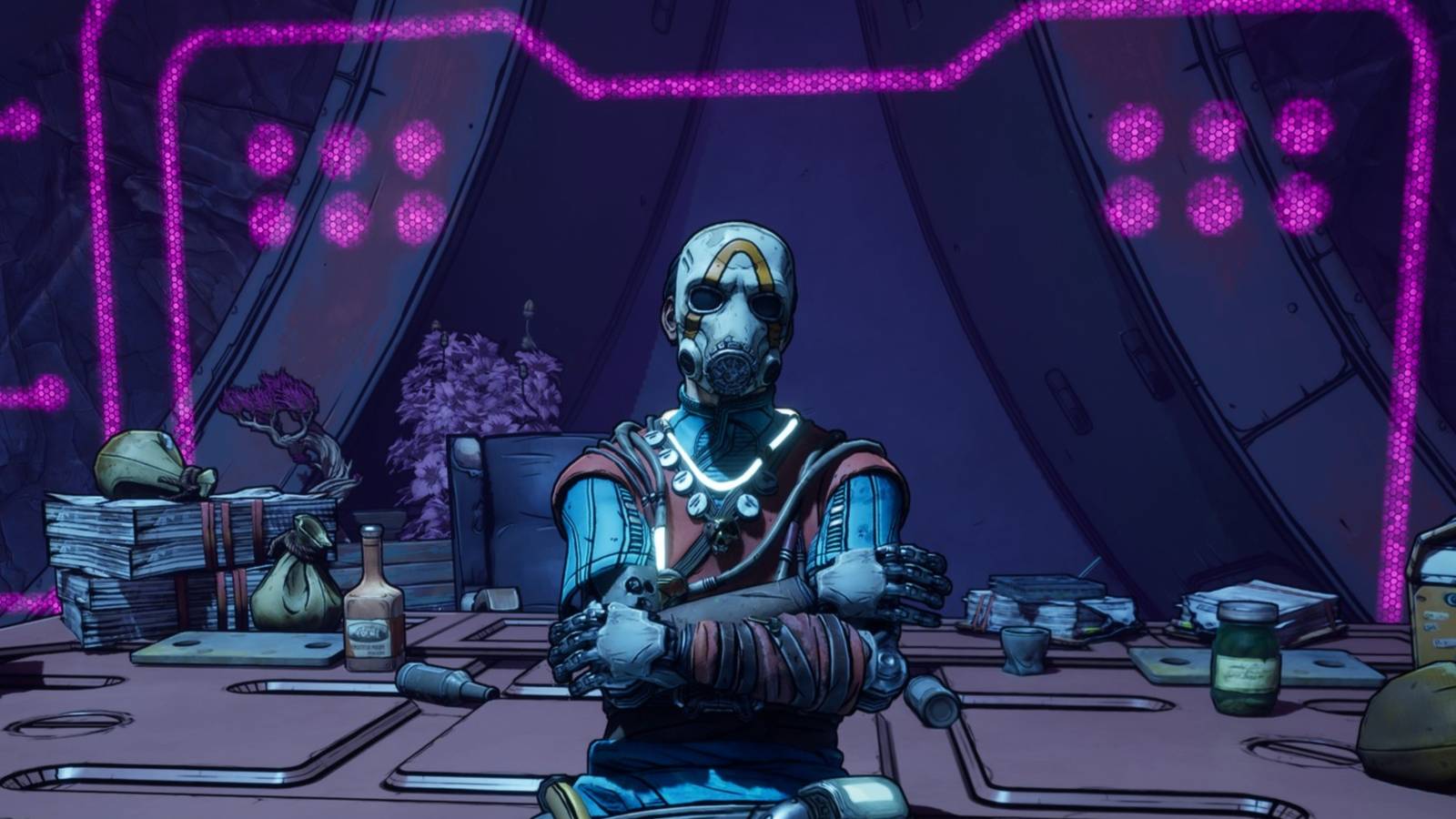 Borderlands 4 talking to The Boss cutscene