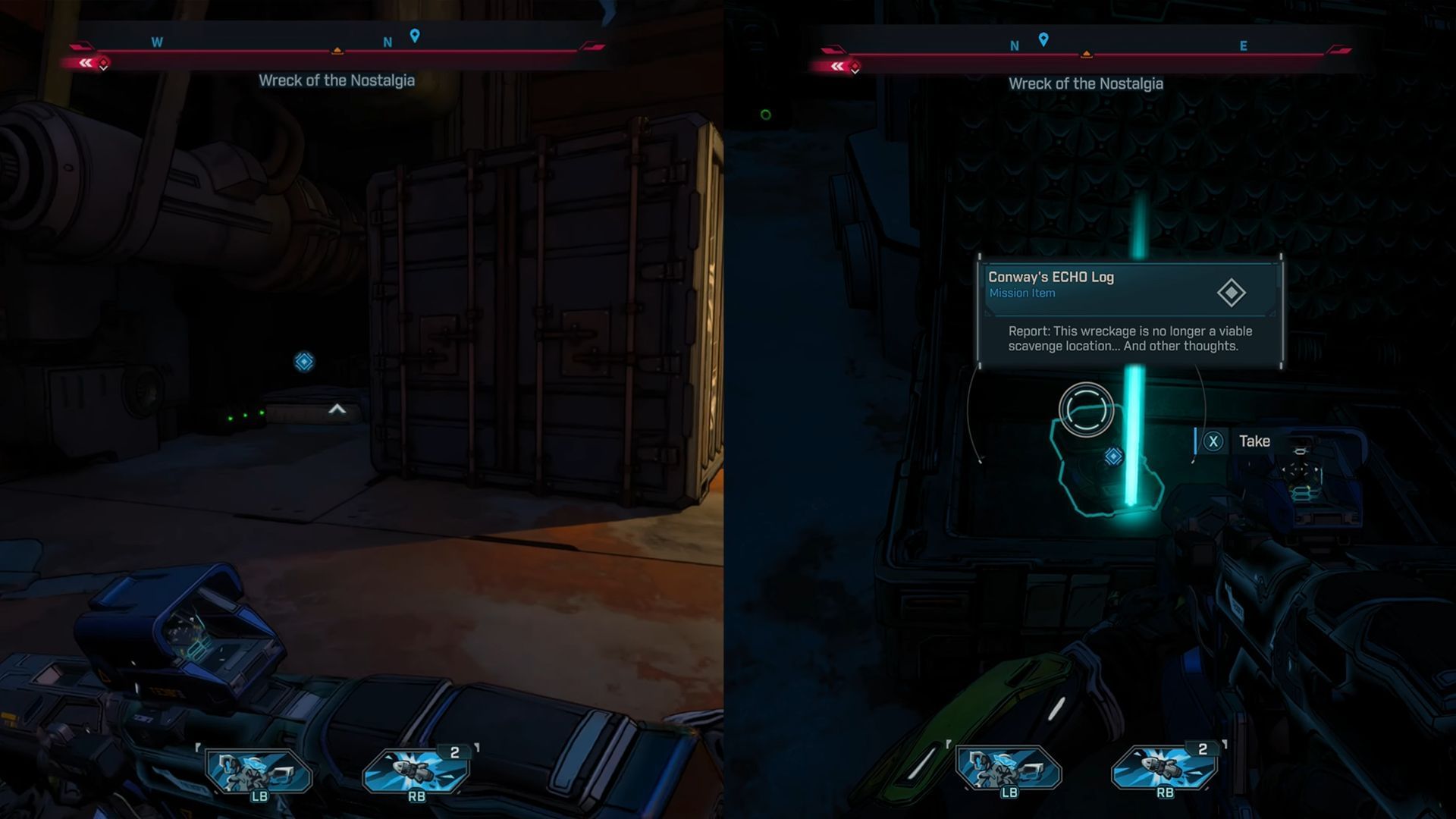 Conway's first ECHO log location