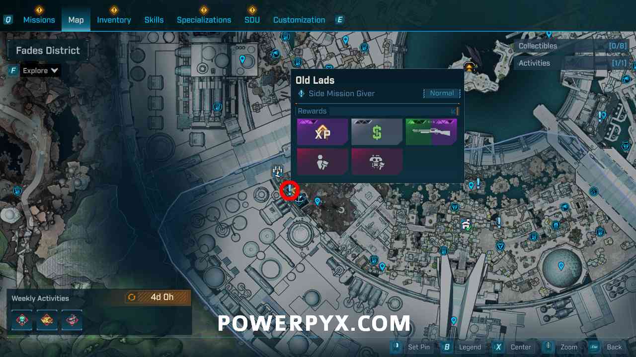 Sewer entrances map