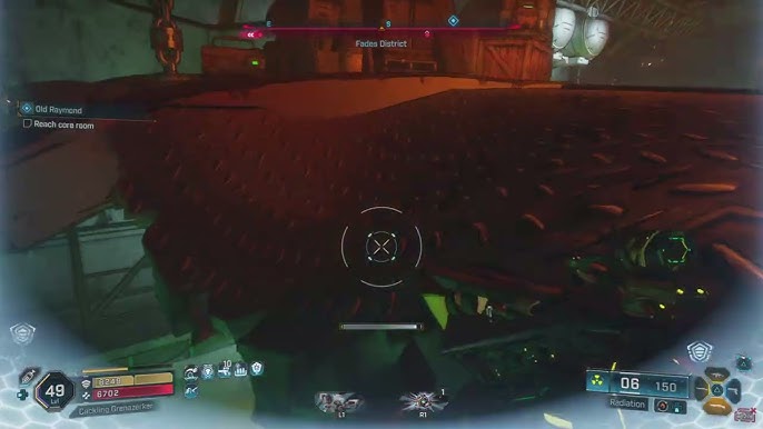 Navigating acid rooms to reach the core room