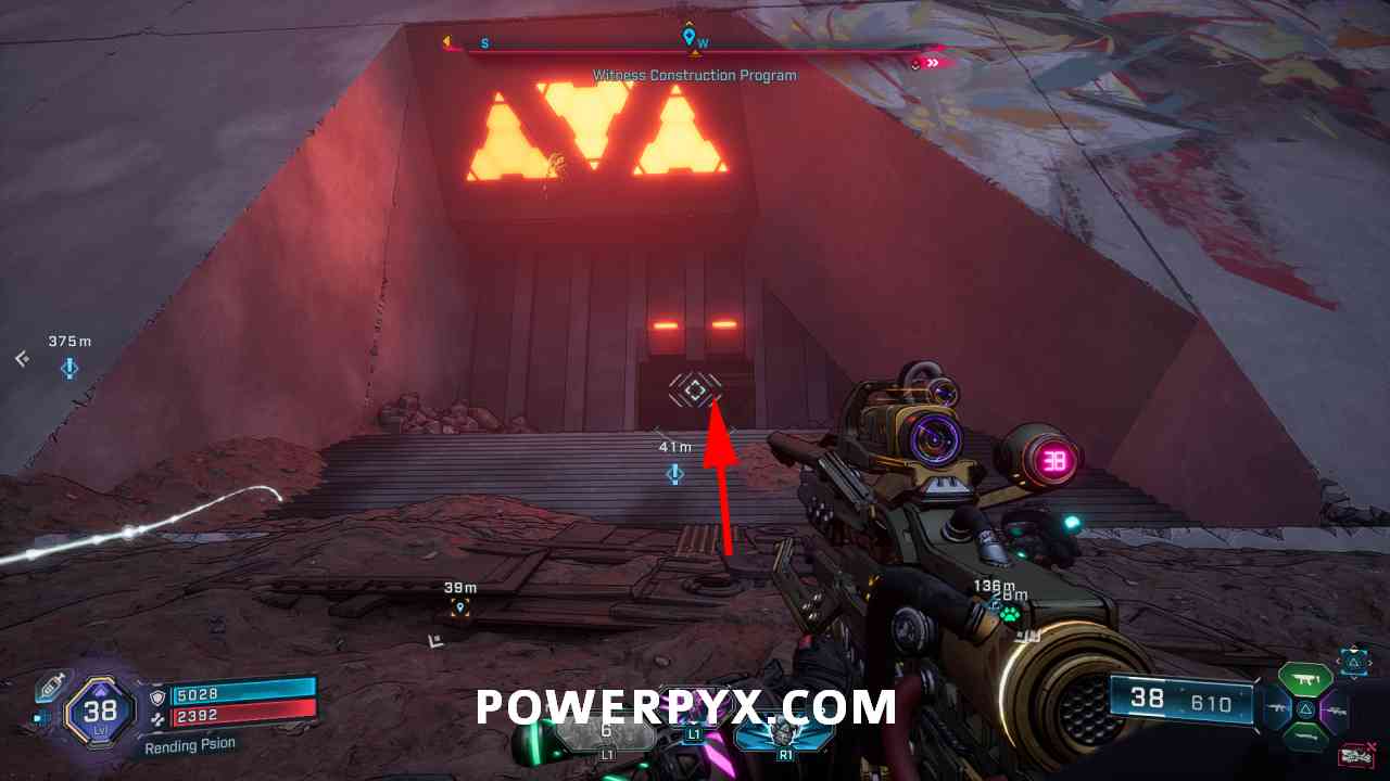 Grappling point to enter drone factory in Borderlands 4