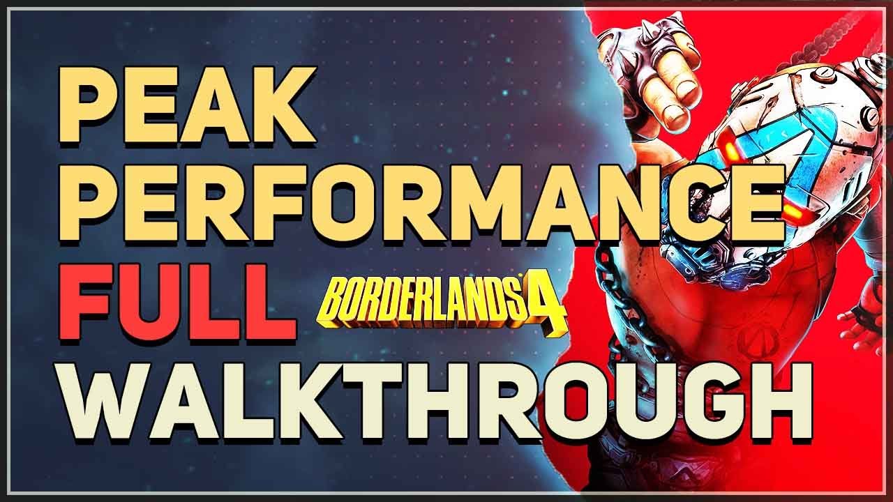 Borderlands 4 Peak Performance climbing challenges
