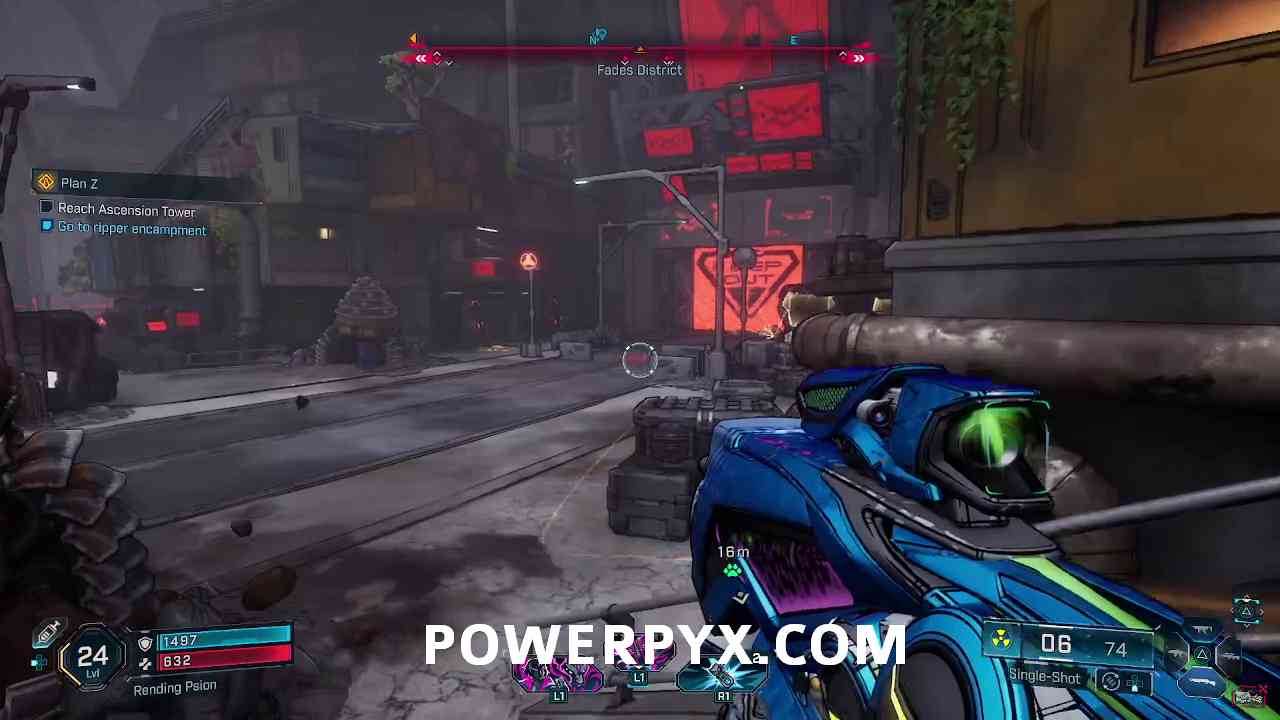Ripper encampment with Keep Out signs in Borderlands 4