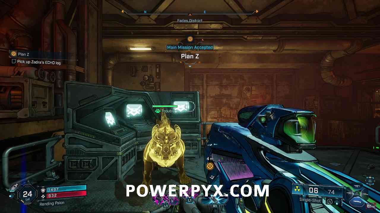Drone upload point in Borderlands 4 Plan Z mission