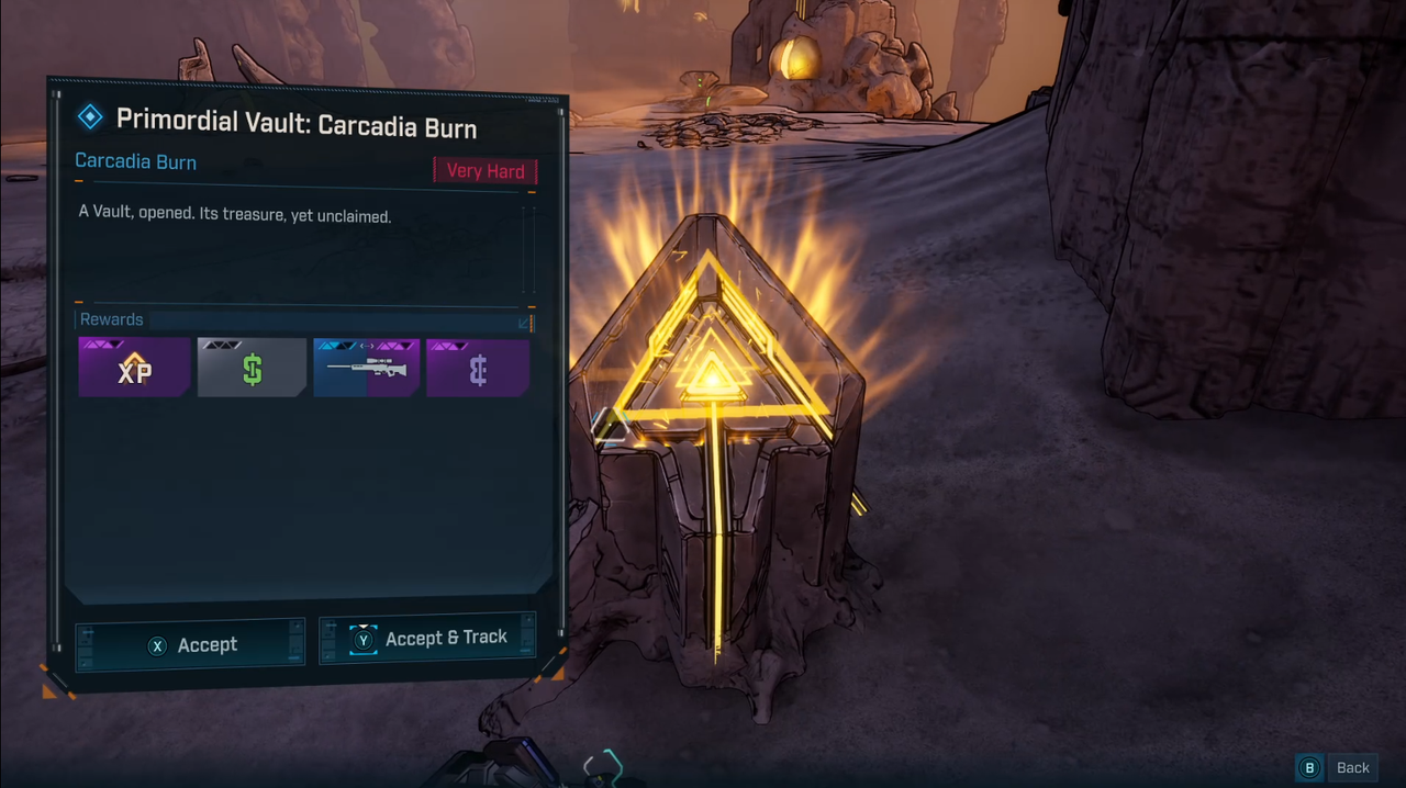 Primordial Vault arena combat in Borderlands 4