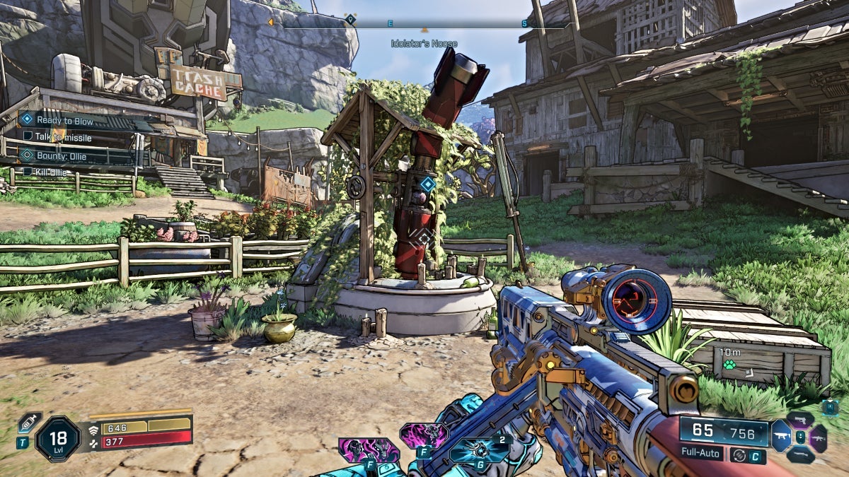 Borderlands 4 Missile Gigi Location on the village well