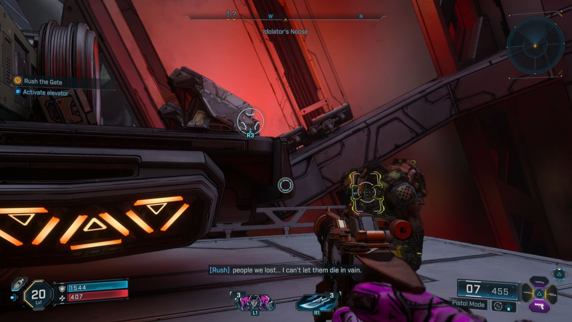 Borderlands 4 Rush the Gate - Second wave of fortress defenders