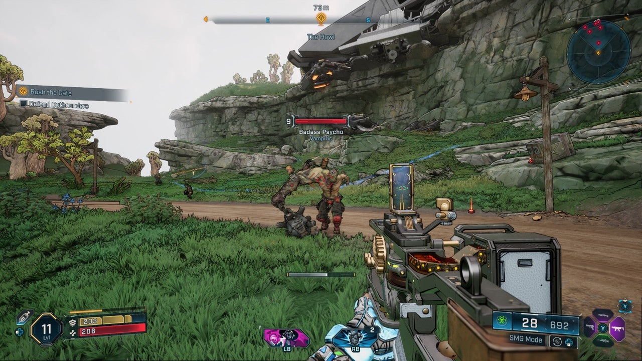 Borderlands 4 Rush the Gate - Return to Outbounders HQ final objective