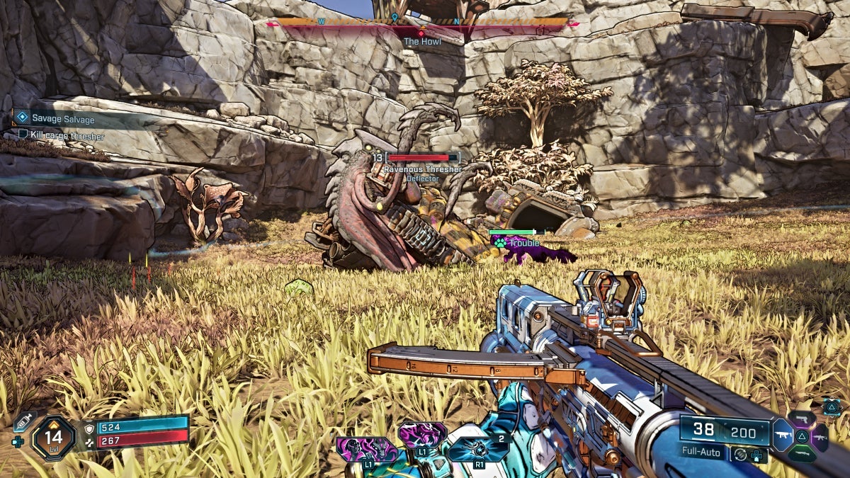 Borderlands 4 Ravenous Thresher Boss