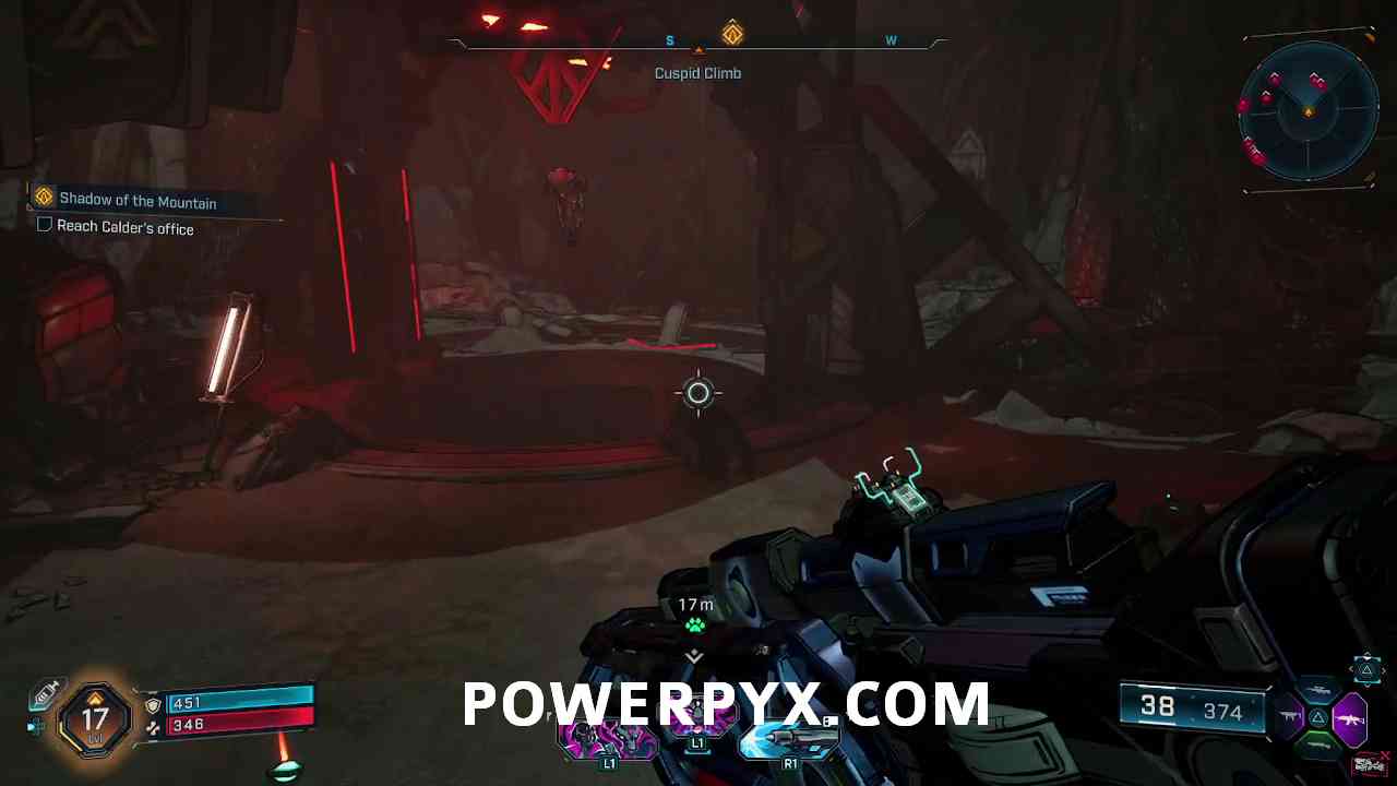 Borderlands 4 Circle Platform Force Field area