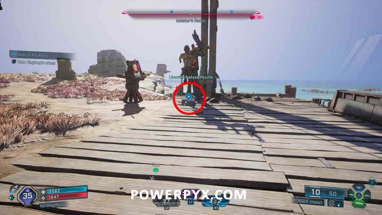 Borderlands 4 Claptrap wheel on treadmill