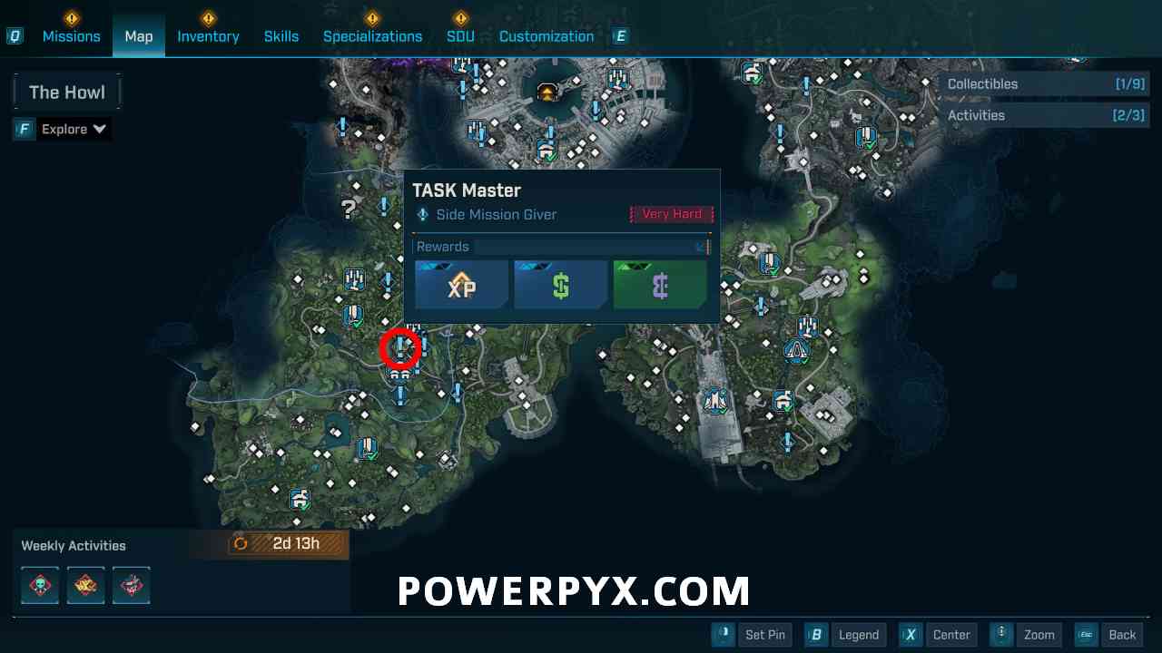 Kilo location at The Launchpad in Borderlands 4