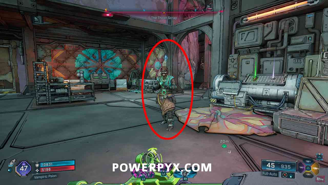 Borderlands 4 Back Room in The Thirst Scrap